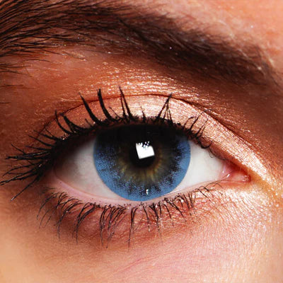 MesmerEyez Buckingham Blue 3 Month Contact Lenses With Solution