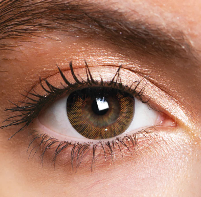 MesmerEyez Hazel 3 Month Contact Lenses With Solution