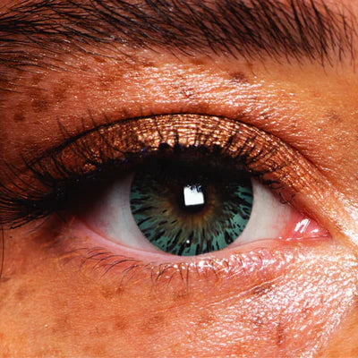 MesmerEyez Jade Green 3 Month Contact Lenses With Solution