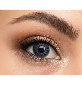 MesmerEyez Midnight Blue 3 Month Contact Lenses With Solution