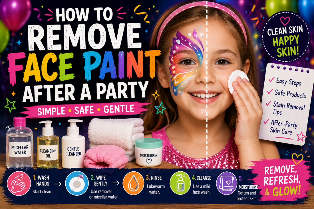 how to remove face paint