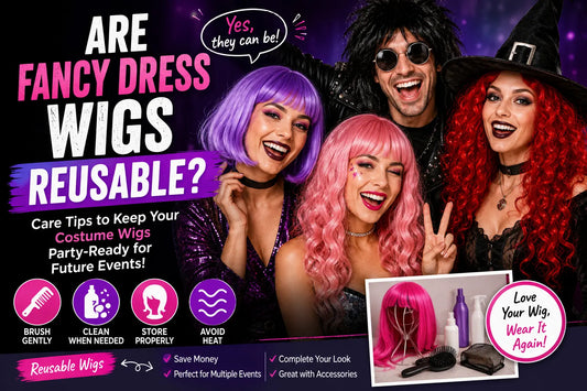 fancy dress wigs reusable