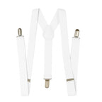 Uni-Sex Adjustable Y Back Clip-on Suspender Braces
