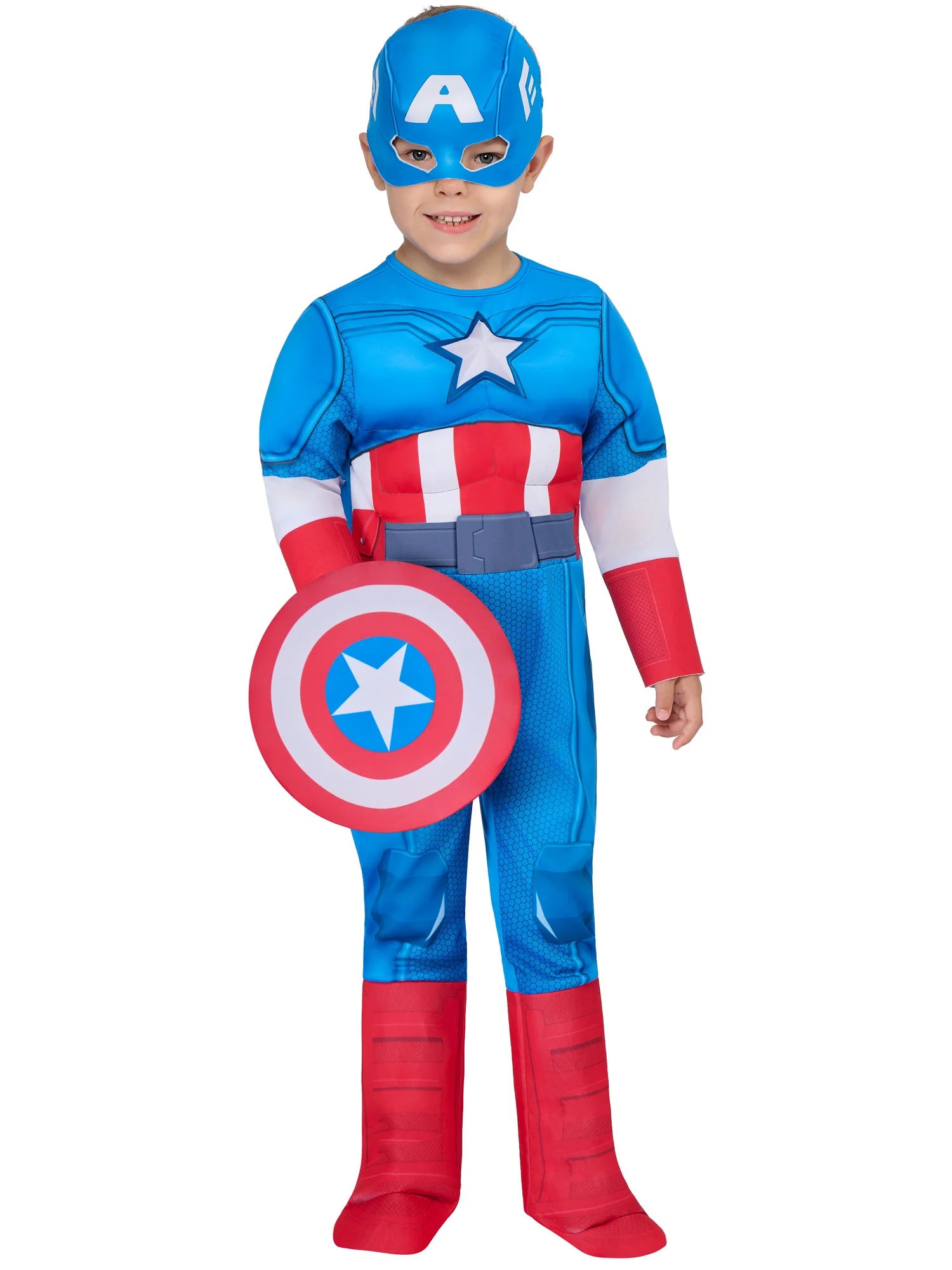 Captain America Deluxe Kid's Costume By Rubies