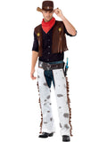 Rodeo Cowboy Costume, Brown by Smiffys