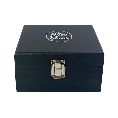 Wise Skies Mini Black Rolling Box