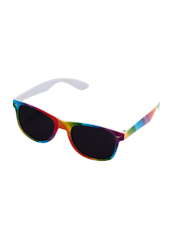 Rainbow Pride Sun Glasses By Rubies