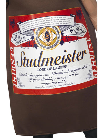 Studmeister Beer Bottle Costume, Brown