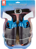 Blue Western Water Pistol with Belt & Holder by Smiffys