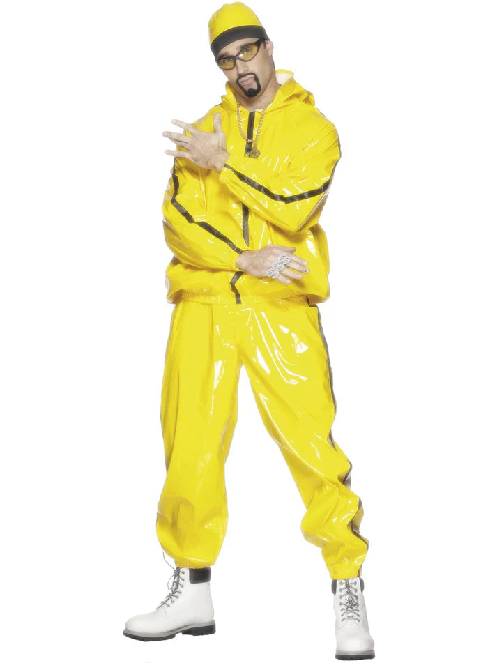 Smiffys Rapper Suit, Yellow Large
