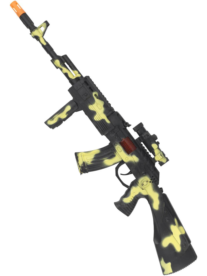 Peace Keepers Army Style Gun Camouflage by Smiffys