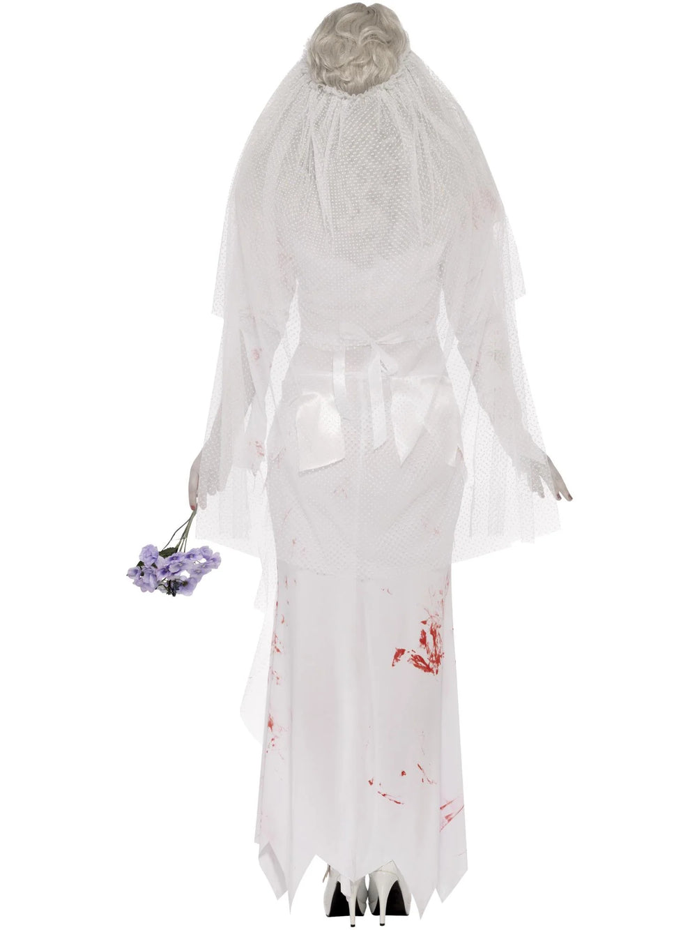 Till Death Do Us Part Zombie Bride Costume, White