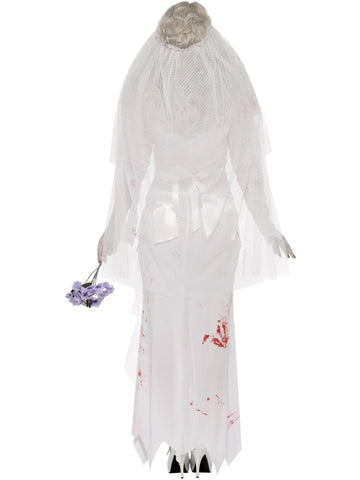 Till Death Do Us Part Zombie Bride Costume, White