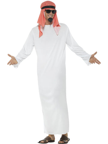 Fake Sheikh Costume, White