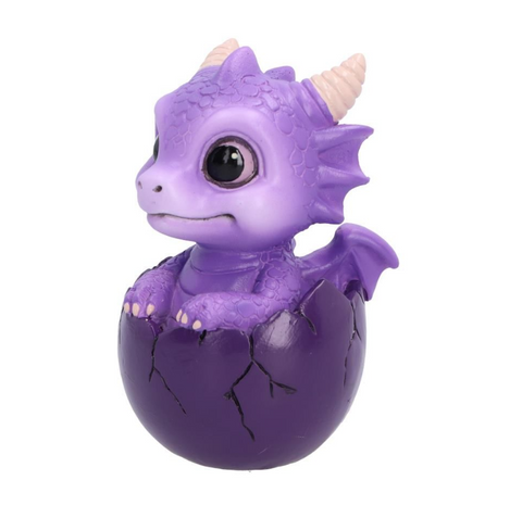 Shellbound Cute Purple Baby Dragon Figurine 8.6cm
