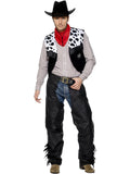Smiffys Cowboy Costume, Black Large