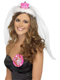 Bride to Be Tiara with Veil by Smiffys