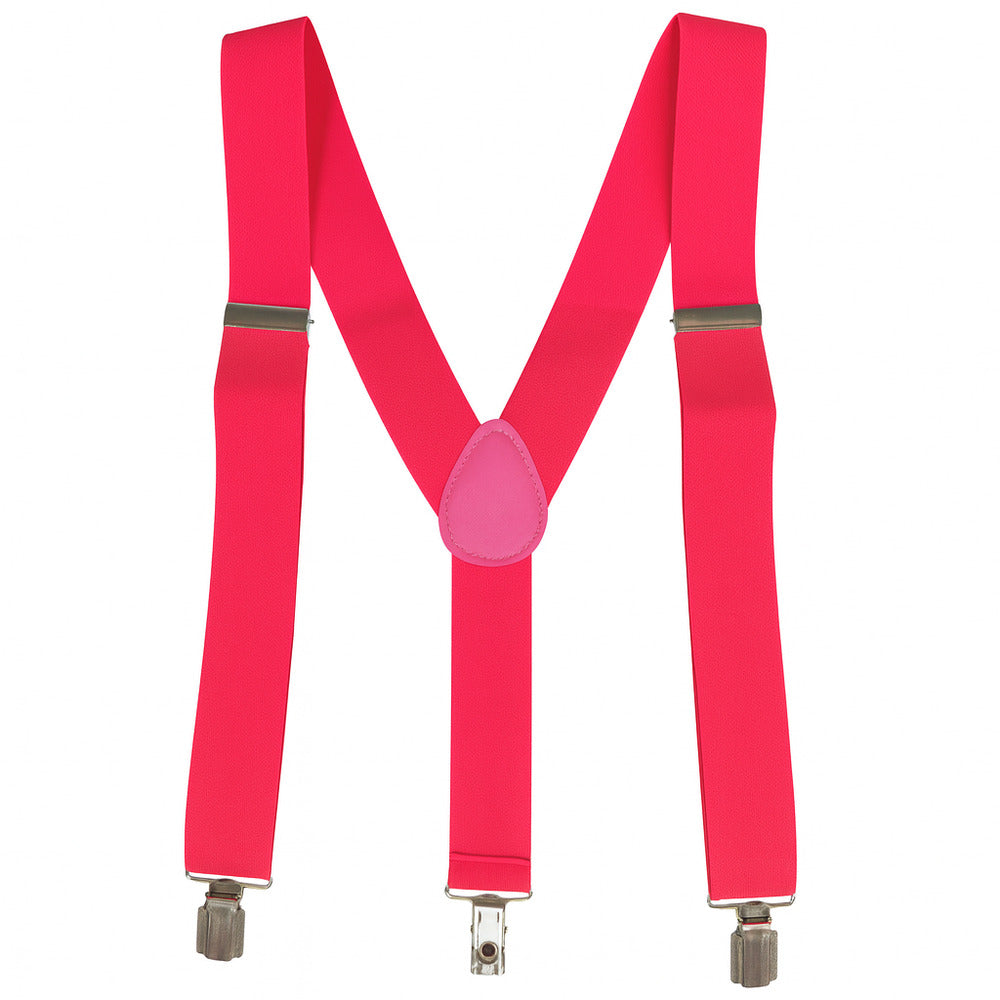 Uni-Sex Adjustable Y Back Clip-on Suspender Braces