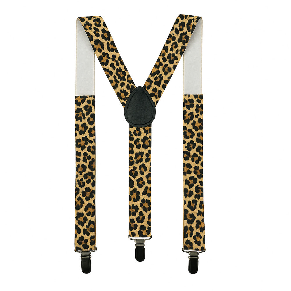 Uni-Sex Adjustable Y Back Clip-on Suspender Braces