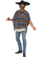 Smiffys Authentic Looking Poncho Costume One Size