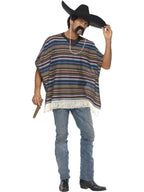 Smiffys Authentic Looking Poncho Costume One Size