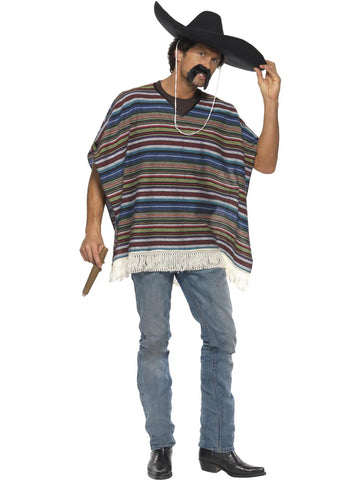 Smiffys Authentic Looking Poncho Costume One Size