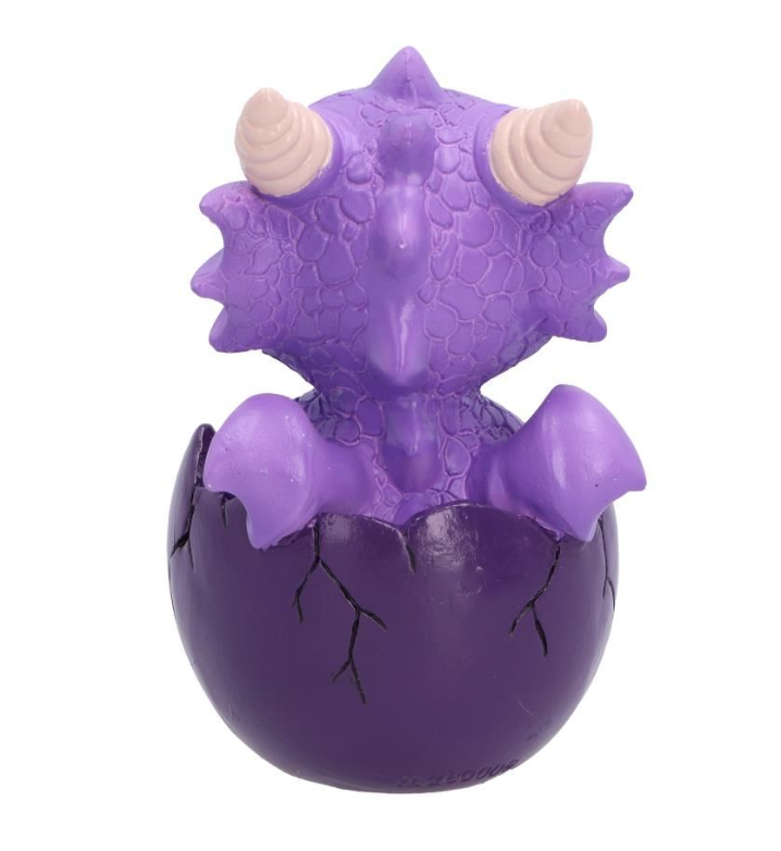 Shellbound Cute Purple Baby Dragon Figurine 8.6cm