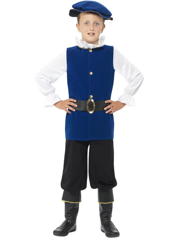 Tudor Boy Kid's Costume by Smiffys