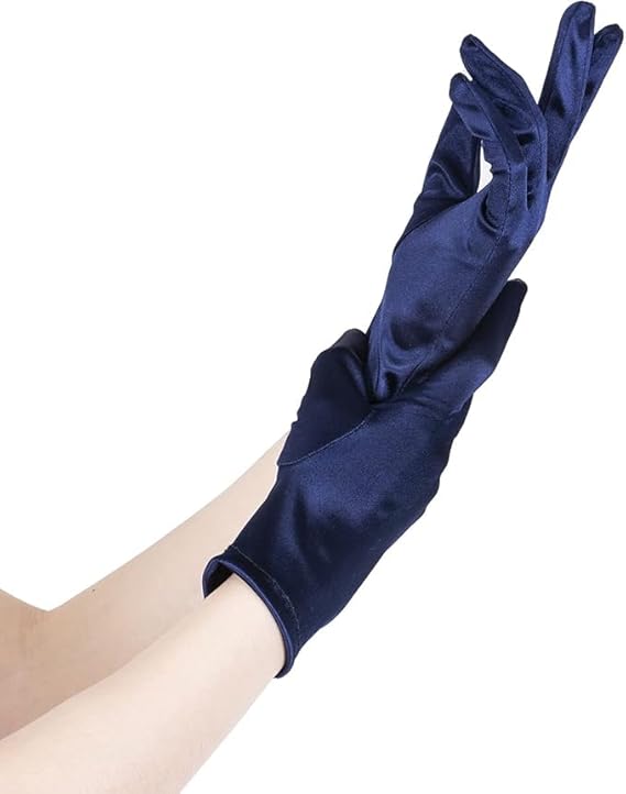 Women's Short Satin Gloves
