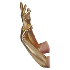 Women's Long Satin Gloves