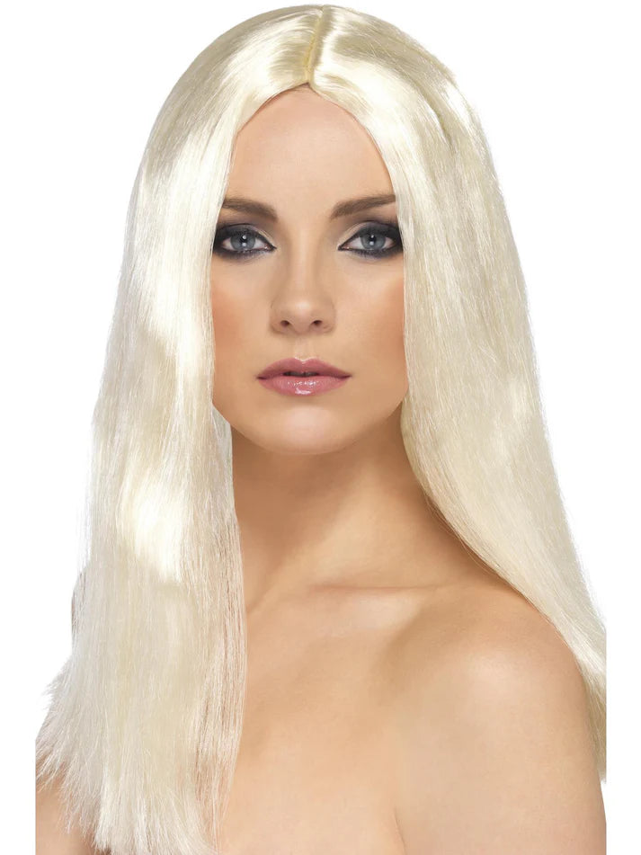Star Style long Straight Wig By Smiffys