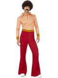 Smiffys Authentic 70s Guy Costume, Red XL