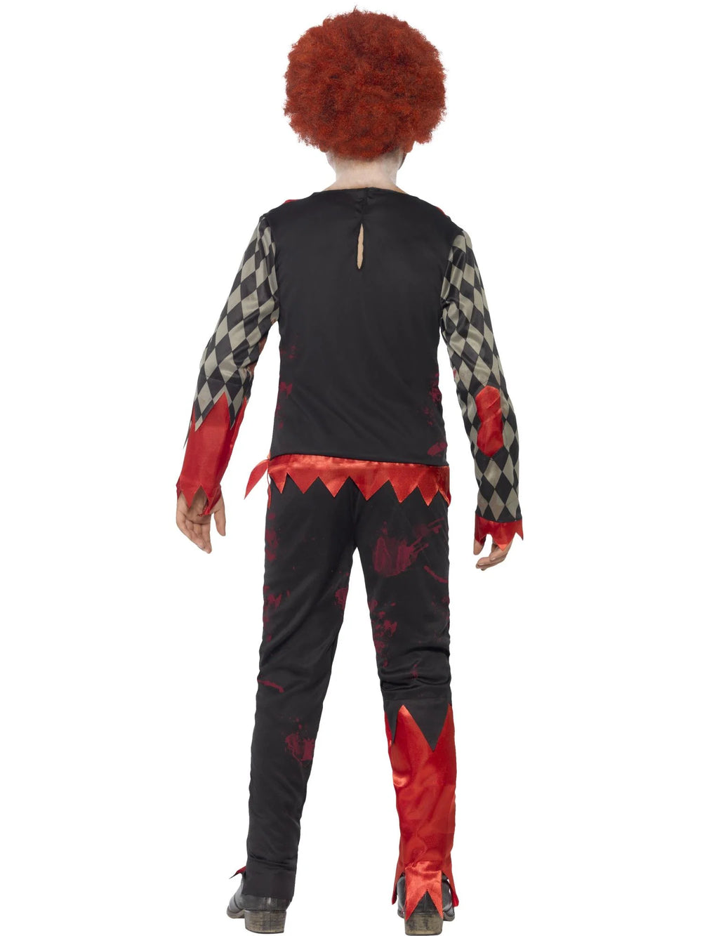 Deluxe Zombie Clown Costume, Red & Green By Rubies