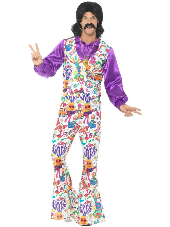 Smiffys 60s Groovy Hippie Suit Costume