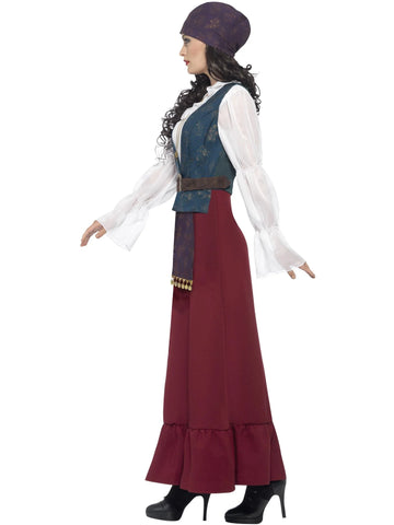 Deluxe Pirate Buccaneer Beauty Costume, Purple