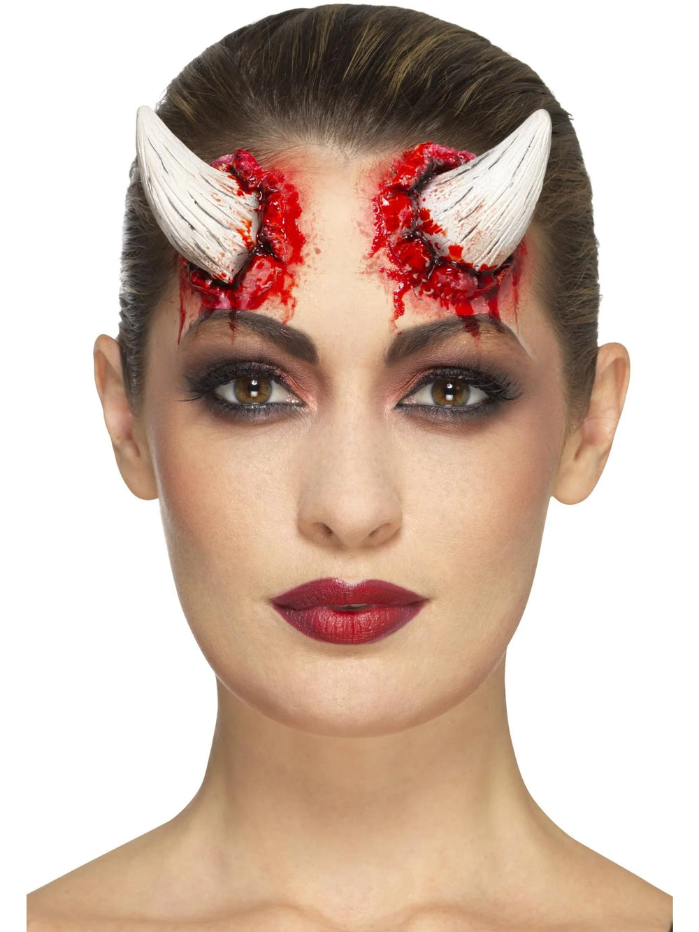 Smiffys Make-Up FX, Latex Devil Horn Prosthetics