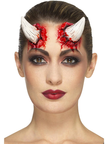 Smiffys Make-Up FX, Latex Devil Horn Prosthetics