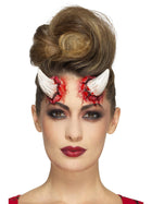 Smiffys Make-Up FX, Latex Devil Horn Prosthetics