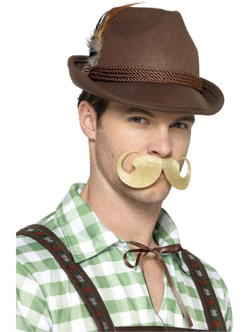 Deluxe Bavarian Trenker Hat, Brown