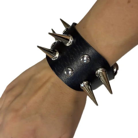 Black Spiked Bracelet