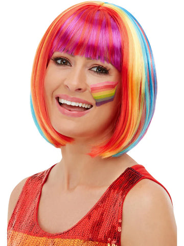 Partyrama Short Bob Wig with Fringe by Smiffy's