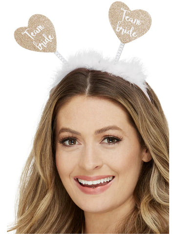 Team Bride Heart Boppers by Smiffys