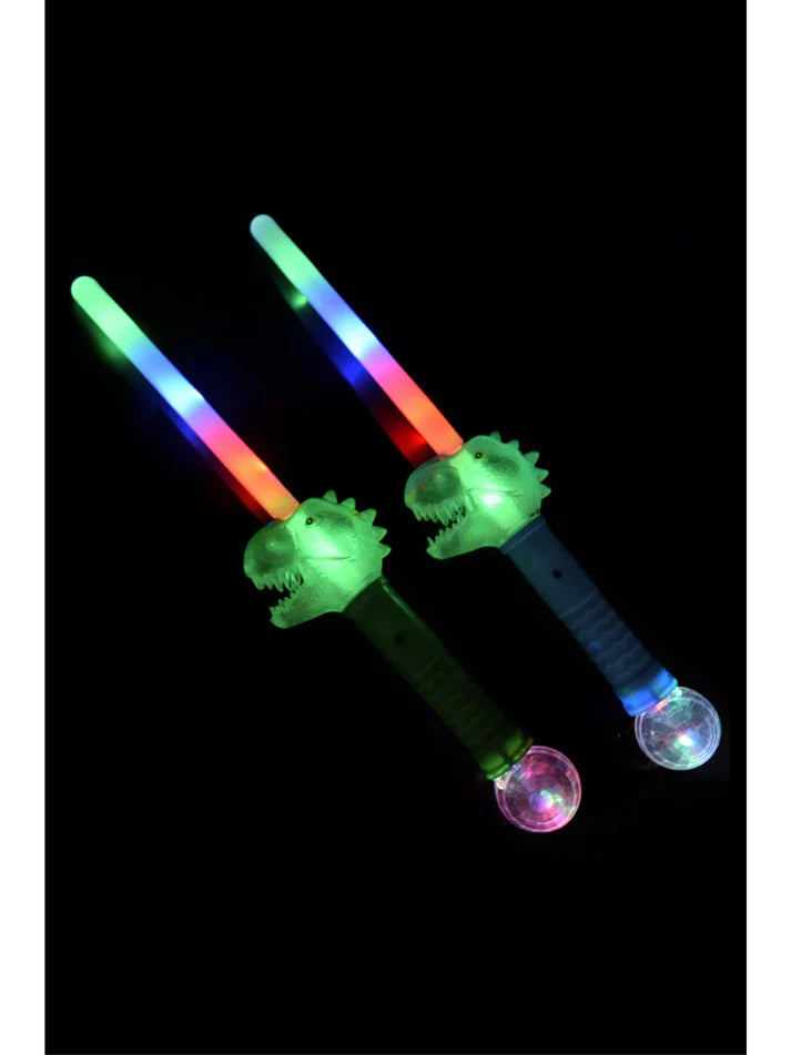 LED Light Up Dinosaur Wand by Smiffys