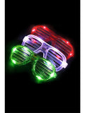 LED Light Up Shutter Glasses by Smiffys