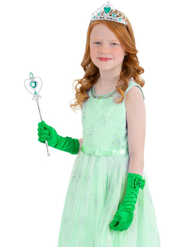 Green Princess Kit With Wand, Tiara, Gloves Smiffys