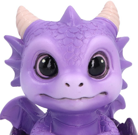 Shellbound Cute Purple Baby Dragon Figurine 8.6cm