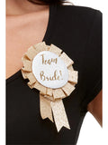 Team Bride Rosette by Smiffys