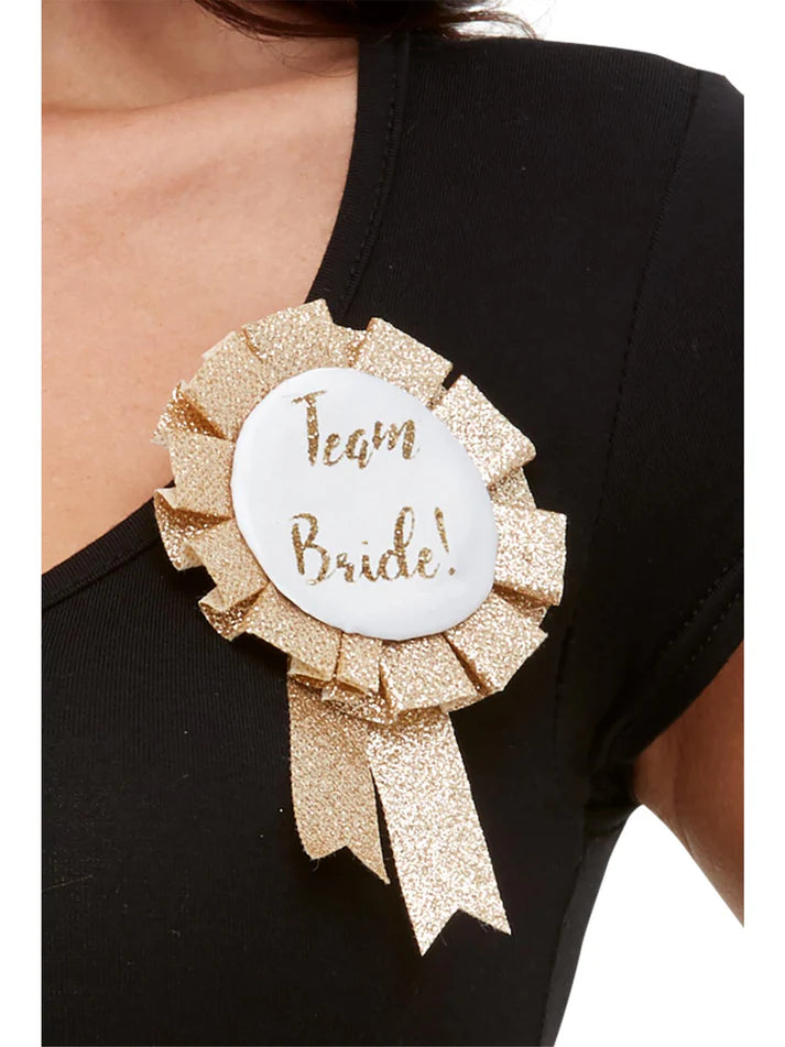 Team Bride Rosette by Smiffys
