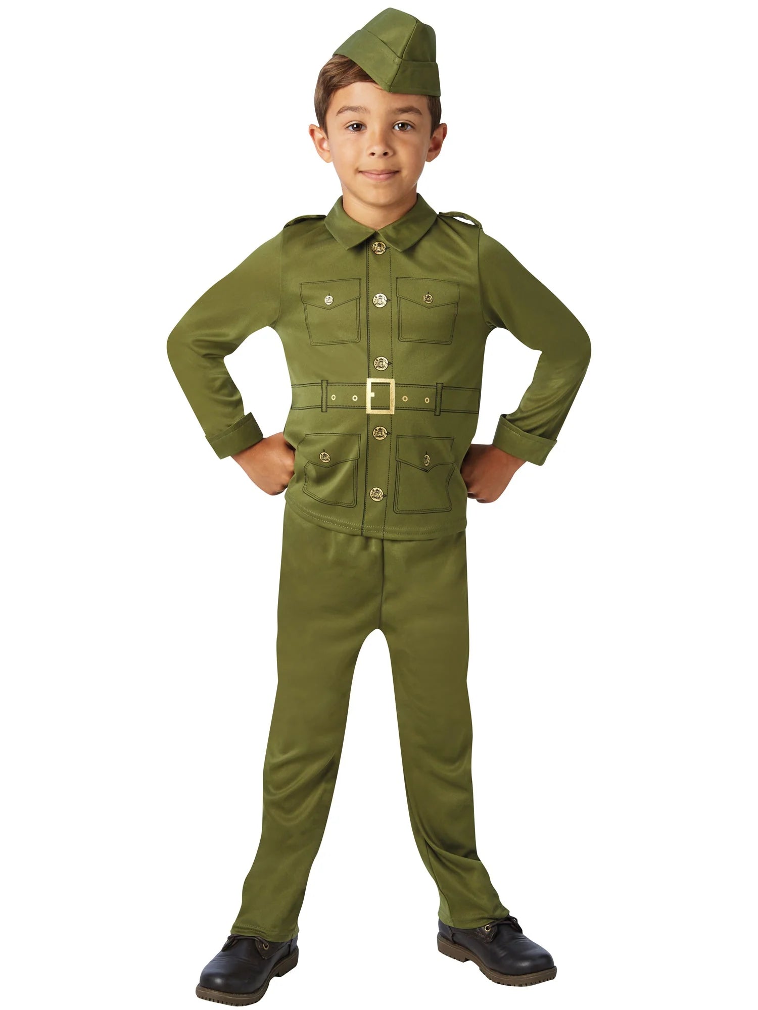 Rubies WW2 Soldier Kids Costume (7-8)