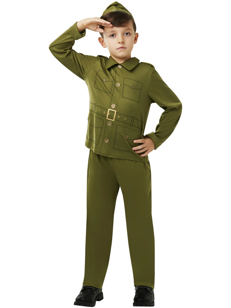 Rubies WW2 Soldier Kids Costume (5-6)